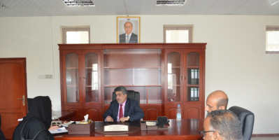 باصهيب يناقش مع ممثلي المنظمات الانسانية تعزيز جهود اغاثة النازحين
