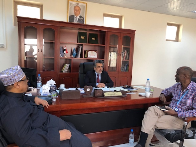 نائب وزير التخطيط يناقش مع ممثلي منظمات دولية خططها لعام 2019م