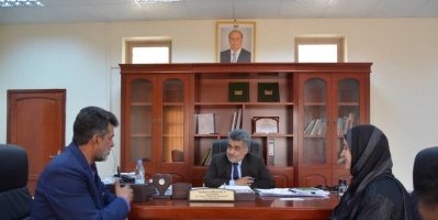 باصهيب يناقش مع منظمات دولية تنفيذ مشاريع في المحافظات المحررة 