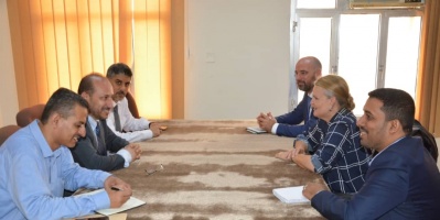  وزير التخطيط يلتقي منسقة الشؤون الإنسانية للأمم المتحدة في عدن 