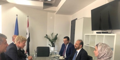 وزير التخطيط والتعاون الدولي يلتقي سفير الاتحاد الاوروبي لدى بلادنا
