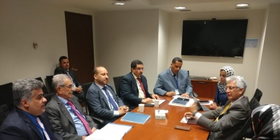 وزير التخطيط والتعاون الدولي يلتقي المدير التنفيذي في البنك الدولي 