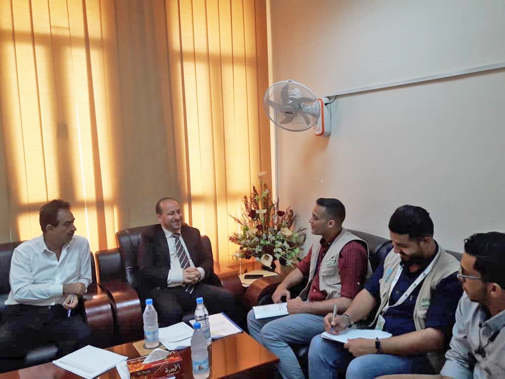 وزير التخطيط والتعاون الدولي يلتقي منظمة العون المباشر الكويتية ومؤسسة وجود للأمن الانساني