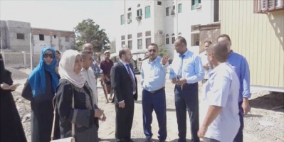 العوج يوجه باستكمال كافة الترتيبات المتعلقة بالمرحلة الأولى من مشروع إعادة تأهيل مستشفى عدن ومركز القلب