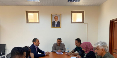  وكيل وزارة التخطيط يناقش مع نداء جنيف تنفيذ البرامج التدريبية 