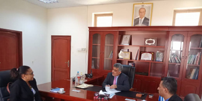  باصهيب يناقش مع ممثلي منظمات دولية تنفيذ عدد من المشاريع التنموية 