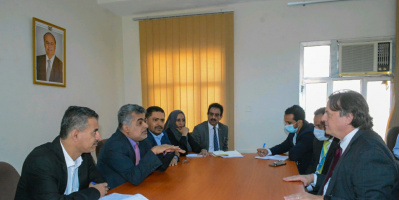  نائب وزير التخطيط يلتقي منسق أمين عام الأمم المتحدة للشؤون الإنسانية 