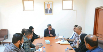 اجتماع موسع برئاسة باصهيب يناقش الجهود المشتركة لمعالجة إشكاليات المياه في عدن