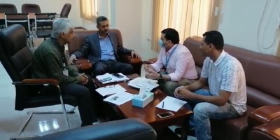 وكيل مساعد وزارة التخطيط يلتقي باخصائي المسح العنقودي لليونيسيف