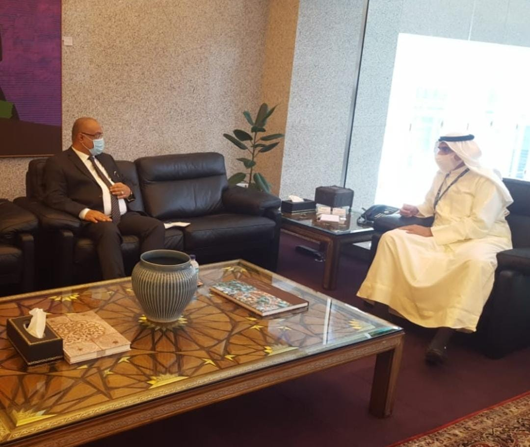 وزير التخطيط يبحث مع المدير العام رئيس مجلس إدارة الصندوق العربي للإنماء الاقتصادي والاجتماعي جملة من قضايا التعاون المشترك   
