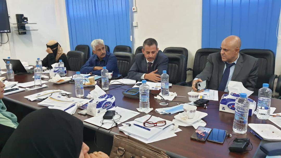 وكيل وزارة التخطيط منصور زيد  يشارك احتماع مجلس ادارة مشروع المرونة المؤسسية في العاصمة عدن والممول من الاتحاد الاوربي