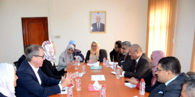  وزير التخطيط يلتقي وفد مشترك من الحكومة الألمانية وبرنامج الأغذية العالمي