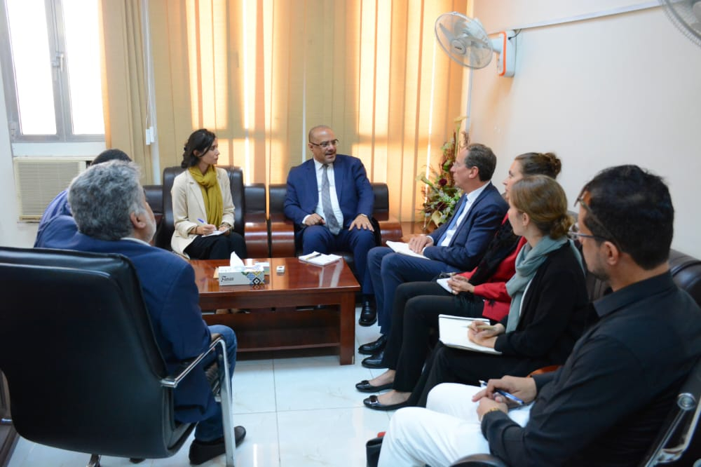  وزير التخطيط يبحث مع نائبة السفير الفرنسي الدعم التنموي والإغاثي لليمن