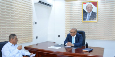  باذيب وعطروش يناقشان ترتيبات انعقاد اجتماع المجلس الأعلى وتنفيذ المسح الشامل للأمن الغذائي