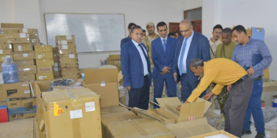  وزير التخطيط ورئيس جامعة عدن يتفقدان تجهيزات مختبرات البحث الجنائي بكلية الحقوق