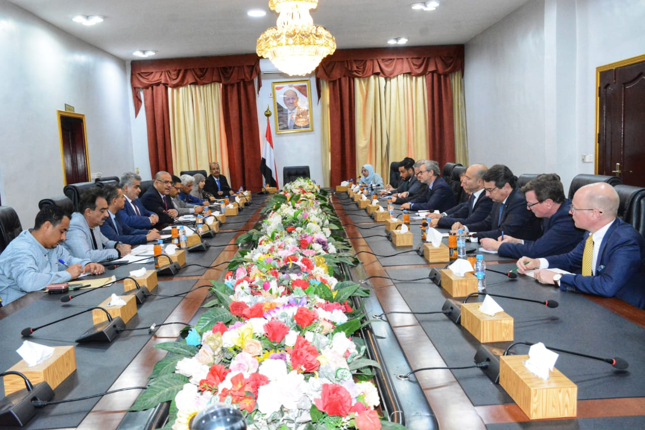  وزير التخطيط يبحث مع وفد الاتحاد الأوروبي دعم خطة الاستجابة الإنسانية 2023م