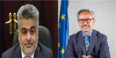  باصهيب يبحث مع سفير الاتحاد الأوروبي في اليمن حشد التمويل الإنساني لليمن