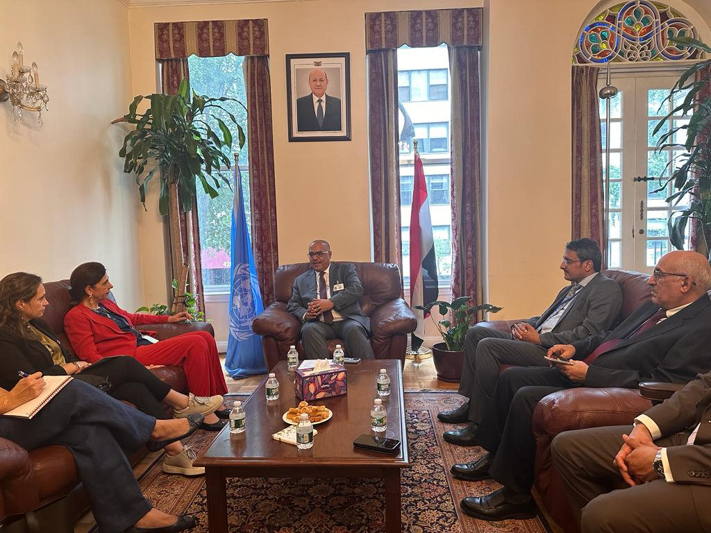  وزير التخطيط يبحث مع مسؤولة بالأمم المتحدة دعم اليمن في المجالات الفنية والمؤسسية