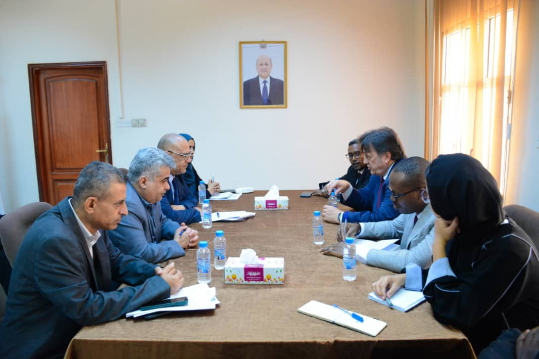  وزير التخطيط والتعاون الدولي يبحث مع المنسق العام للأمم المتحدة الجهود الأممية لدعم التنمية