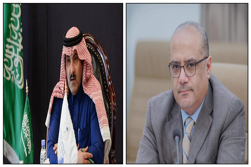 وزير التخطيط يهنئ السفير السعودي باليوم الوطني للمملكة ال 93