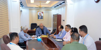  وزير التخطيط يبحث مع (اليونبس) في اليمن مستوى تنفيذ التدخلات والمشاريع بمختلف القطاعات