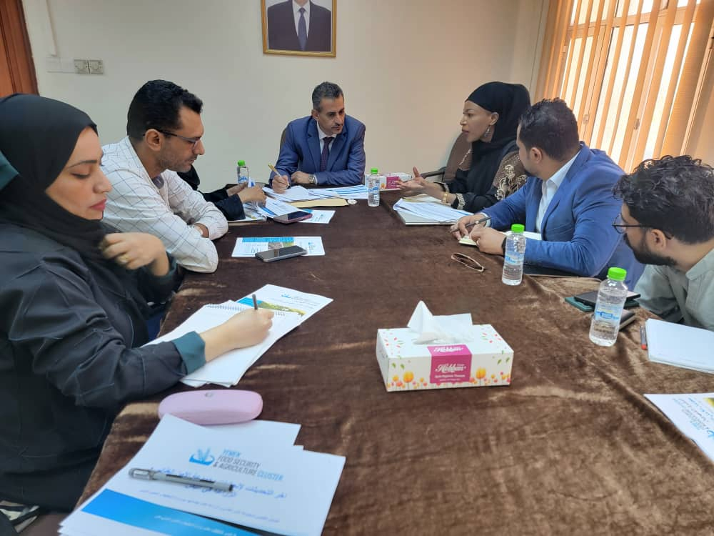 وكيل وزارة التخطيط والتعاون الدولي يلتقي بممثلي كتلة الأمن الغذائي في منظمة الأغذية والزراعة (الفاو)