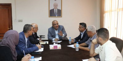  وزير التخطيط يلتقي نائب المدير التنفيذي للصندوق الاجتماعي للتنمية