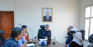  باصهيب يبحث مع مديرا منظمتي سوليداريتي والمساعدات النرويجية المشاريع الانسانية ونزع الالغام