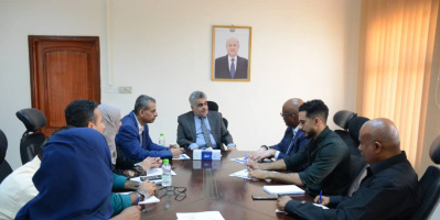  باصهيب يبحث مع الاوتشا آلية التنسيق لإغاثة المتضررين من المنخفض الجوي