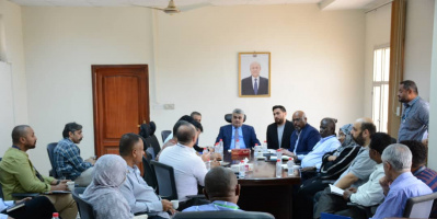  لقاء في عدن يبحث سبل تعزيز العمل الانساني للمنظمات وأولويات الإحتياجات