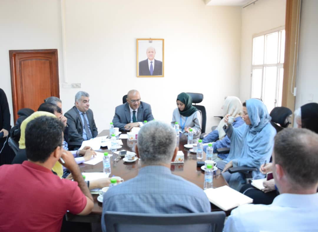  وزير التخطيط والتعاون الدولي يلتقي بوفد التقييم ببرنامج الأغذية العالمي