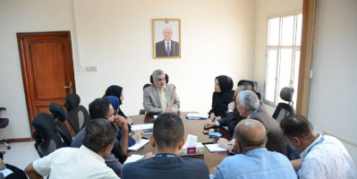  باصهيب يبحث مع مكتب الأمم المتحدة الإحتياجات الإنسانية من الخدمات والمشاريع