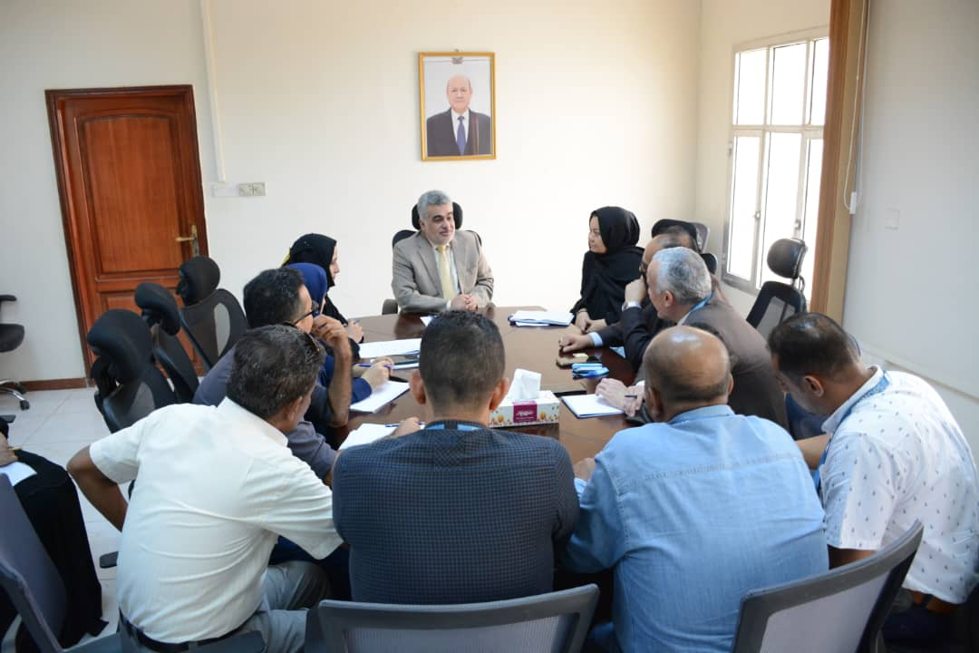  باصهيب يبحث مع مكتب الأمم المتحدة الإحتياجات الإنسانية من الخدمات والمشاريع