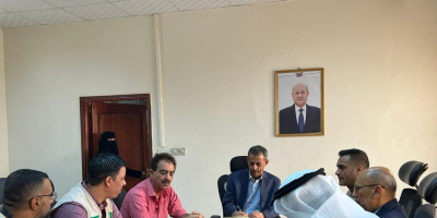 وكيل وزارة التخطيط والتعاون الدولي يلتقي المدير القطري لموسسة العون المباشر الكويتية 