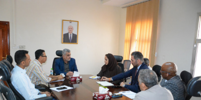 نائب وزير التخطيط يبحث مع مسؤول أممي مستجدات العمل الانساني للعام الجاري