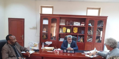 باصهيب يبحث مع نائبي مسؤولي برنامج الغذاء العالمي ومنظمة (الفاو) سبل تحسين الاستجابة الراهنة لدعم للأمن الغذائي