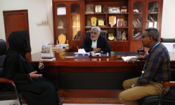 نائب وزير التخطيط يبحث مع الأمم المتحدة والصليب الأحمر تعزيز التنسيق لدعم التنمية والقطاع الصحي