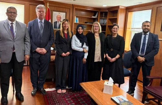 وزيرة التخطيط تبحث مع منظمة إنقاذ الطفولة وأميديست تعزيز الشراكة في التعليم وبناء القدرات