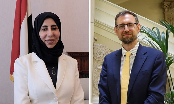 وزيرة التخطيط والتعاون الدولي تبحث مع مسؤول بالخارجية البريطانية تعزيز الشراكة الاقتصادية والتنموية